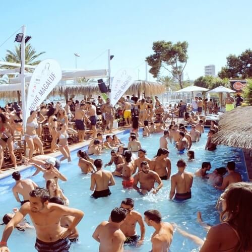 Magaluf Stag Activities Beach Club
