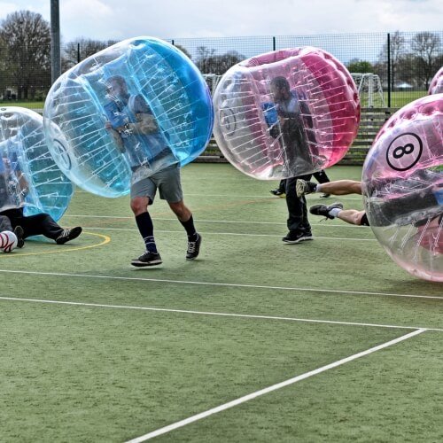 Nottingham Stag Activities Mobile Bubble Football