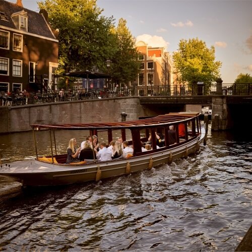 Boat Cruise with Unlimited Drinks Amsterdam Hen
