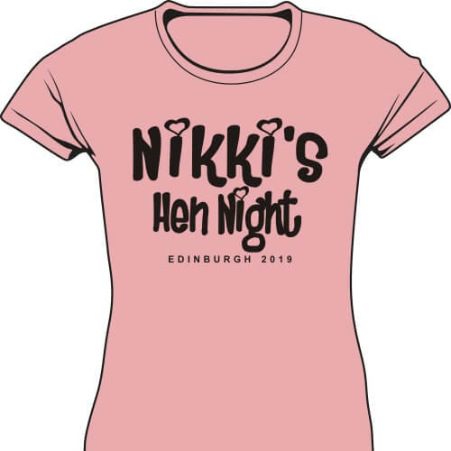 add hen names to t-shirts