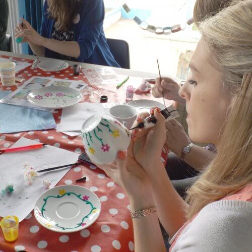 Leicester Hen Activities Mobile Ceramic Painting