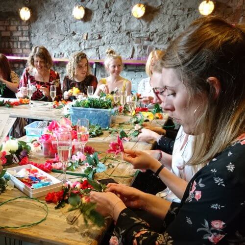 London Birthday Activities Mobile Flower Crowns
