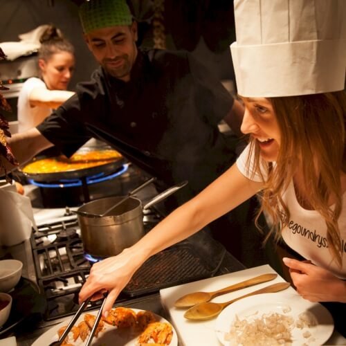 Madrid Birthday Activities Paella Cooking Class