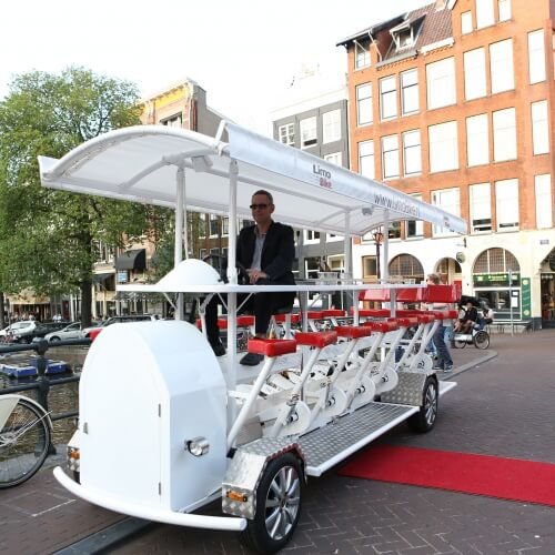 Amsterdam Hen Do Activities Prosecco Bike
