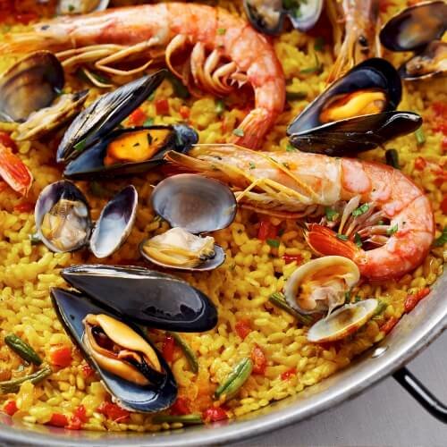 Spanish Paella Meal Marbella Birthday