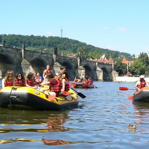 Prague Hen Do Activities White Water Rafting