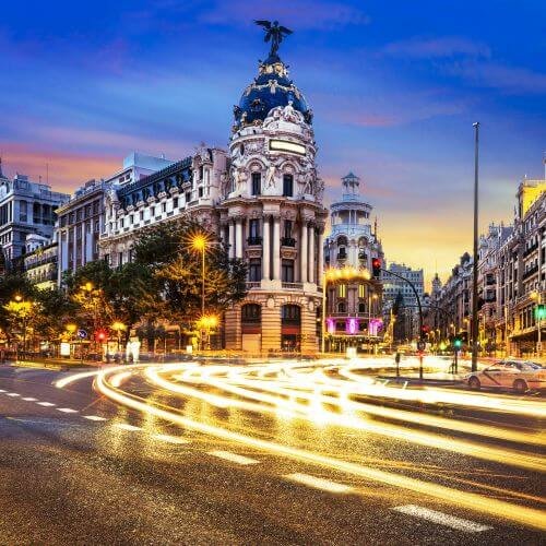Madrid Party Weekend Package Destination