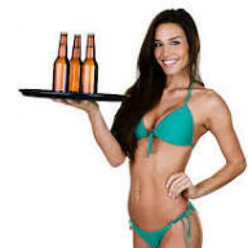 Albufeira Hen Do Activities Bikini Waitress