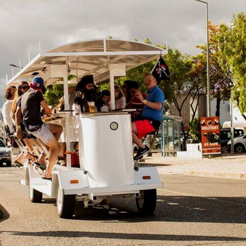 Albufeira Stag Do Activities Beer Bike