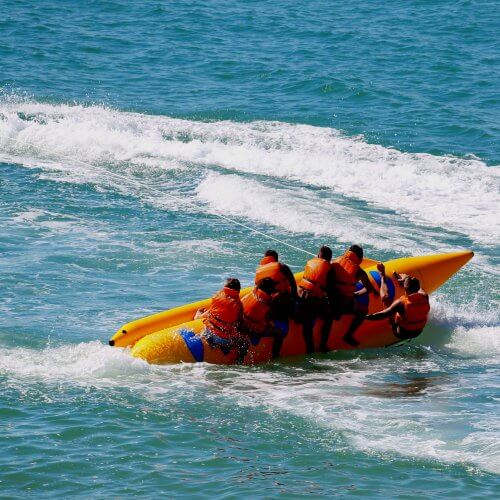 Benidorm Stag Do Activities Banana Boat