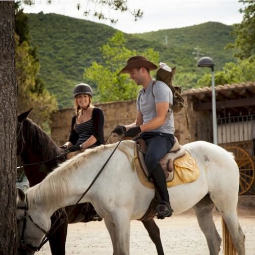 Horse Riding Barcelona Hen