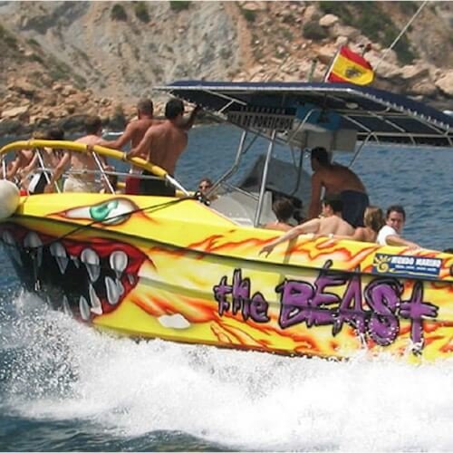 Speed Boat Ride Benidorm Birthday