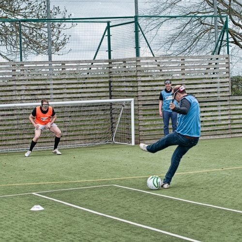 Beer Goggle Football Cardiff Stag