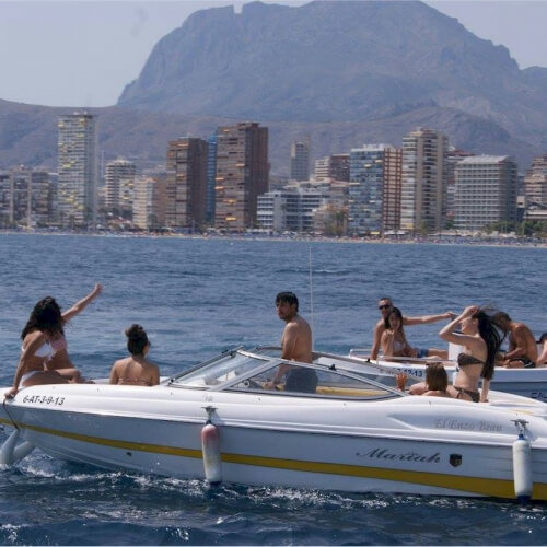 Self Drive Boats Benidorm Birthday