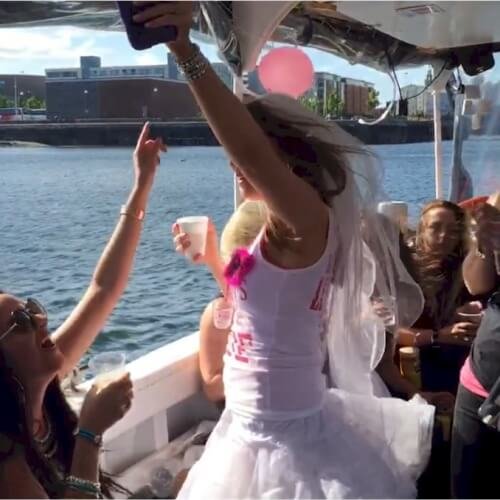 hen party boat trip liverpool