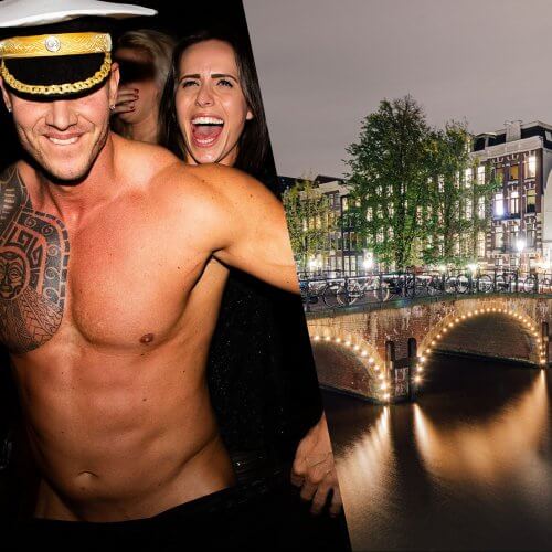Amsterdam Hen Do Activities Boat Cruise with Male Stripper