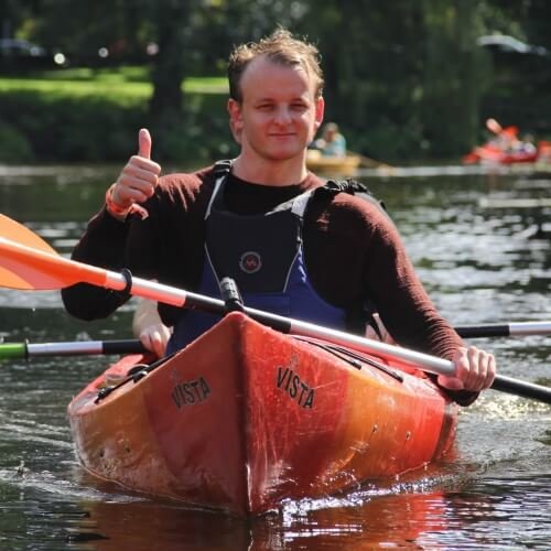 Kayaking Riga Hen