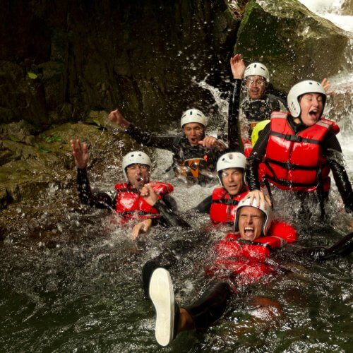 Canyoning Madrid Stag