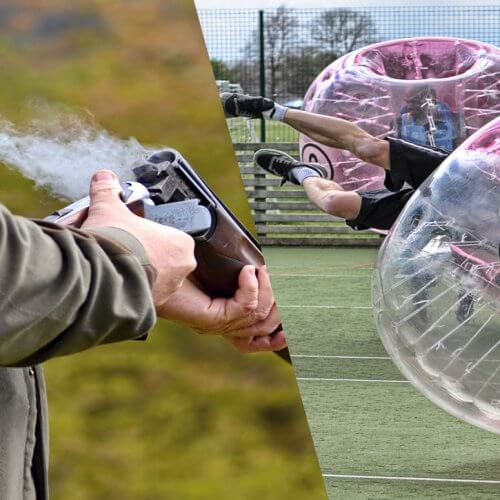 Bristol Stag Do Activities Clays and Bubble Football