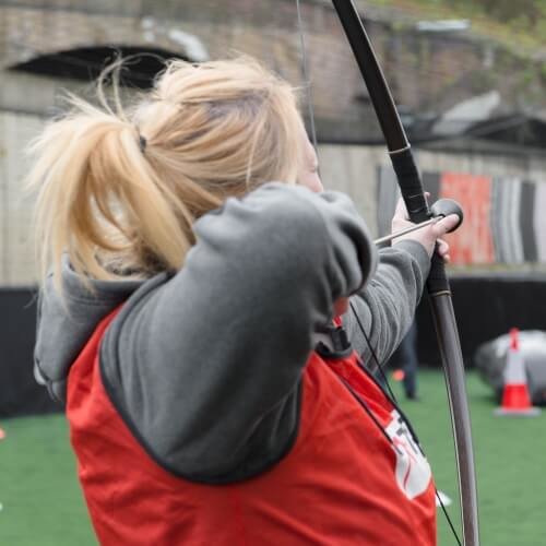 Brighton Hen Activities Combat Archery