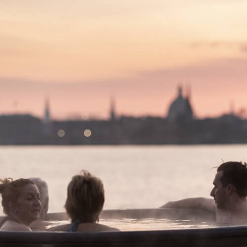 Riga Birthday Do Activities Floating Sauna and Hot Tub