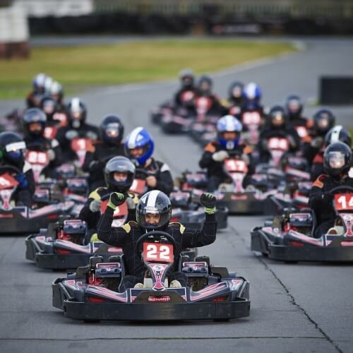 London Stag Do Activities Go Karting Outdoor