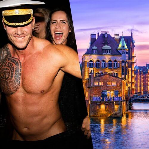Hamburg Hen Do Activities Boat Cruise with Male Stripper