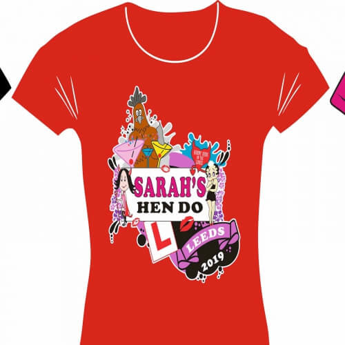 Party T-Shirts Barcelona Hen