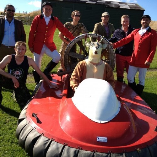 Hovercrafting Edinburgh Stag