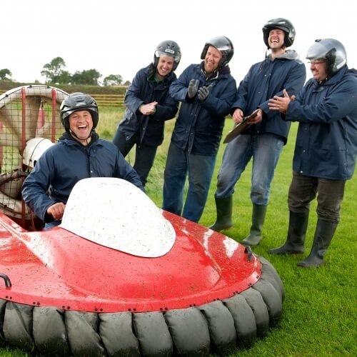 Hovercrafting Chester Hen