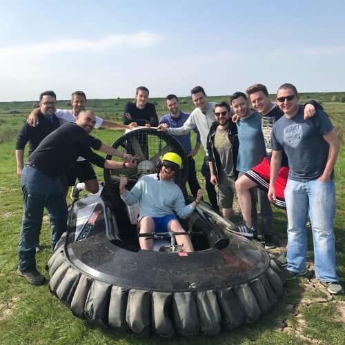 Hovercrafting Liverpool Stag