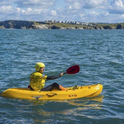 Kayaking Newquay Stag