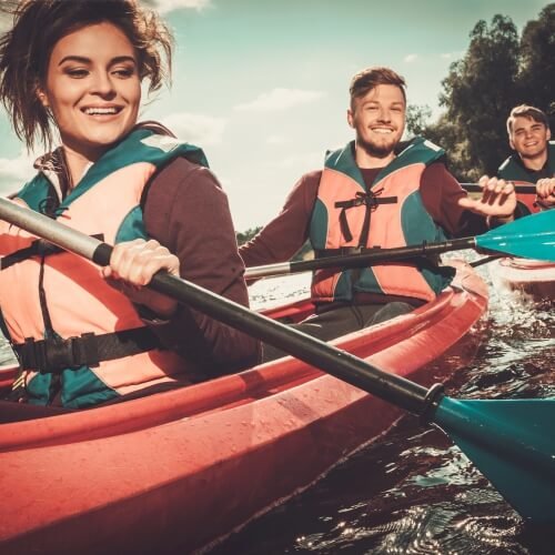 Kayaking Newquay Hen