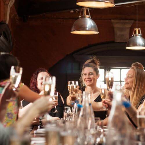 Newcastle Hen Night Activities Prosecco Lunch