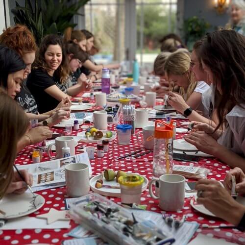 Mobile Ceramic Painting Edinburgh Birthday