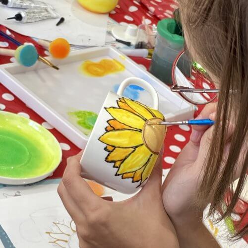 Mobile Ceramic Painting Edinburgh Birthday