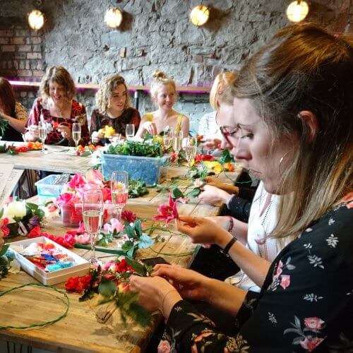 Brighton Birthday Activities Mobile Flower Crowns