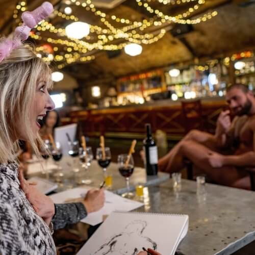 Blackpool Hen Activities Mobile Nude Life Drawing