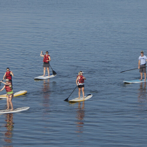 Paddleboarding Prague Hen