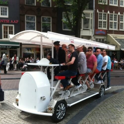 Party Bike Amsterdam Hen