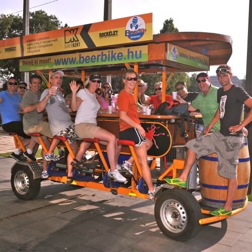 Beer Bike Budapest Stag