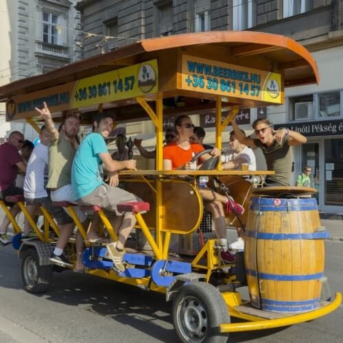 Beer Bike Budapest Stag