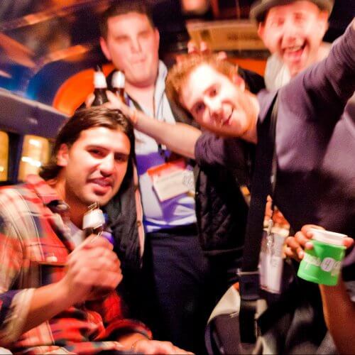 Party Bus with Stripper Barcelona Stag
