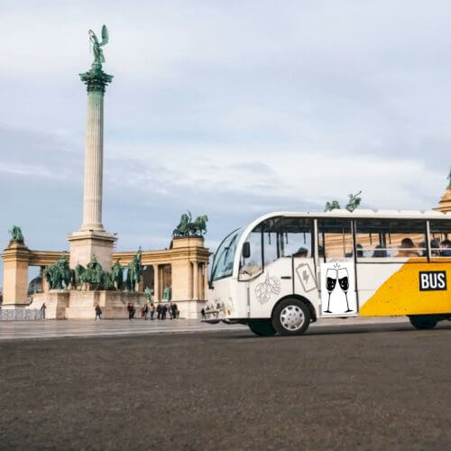 Budapest Hen Activities Prosecco Bus