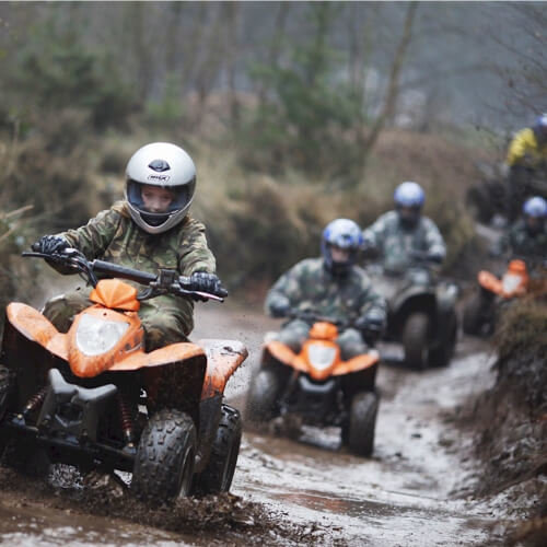 Bournemouth Stag Do Activities Rage Quads and Clays