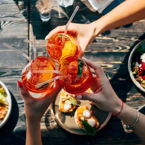 Barcelona Hen Do Activities Rooftop Brunch