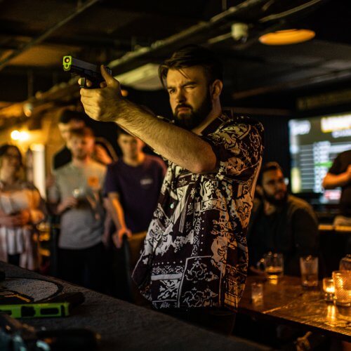 Shoot. Drink. Reload. Manchester Stag