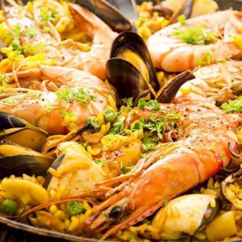 Spanish Paella Meal Marbella Hen