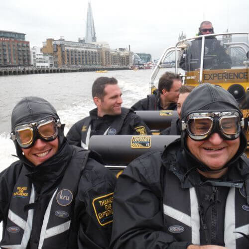 London Stag Night Activities Speed Boat Ride