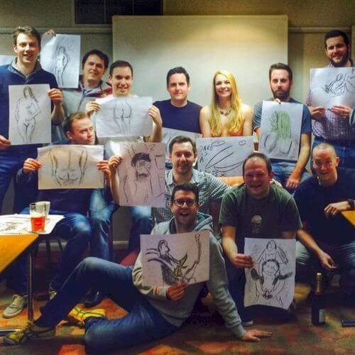 Portsmouth Stag Night Activities Life Drawing Class